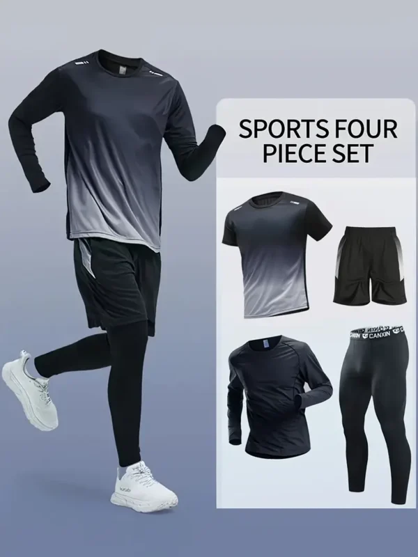 Ensemble de sport 4 pièces pour homme – Image 8