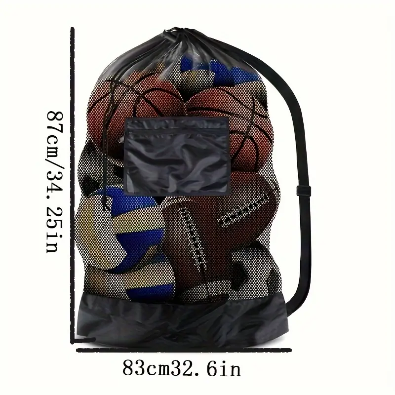 Sac de rangement grande capacité pour ballons de sport 3 Sac de rangement grande capacité pour ballons de sport – Image 3