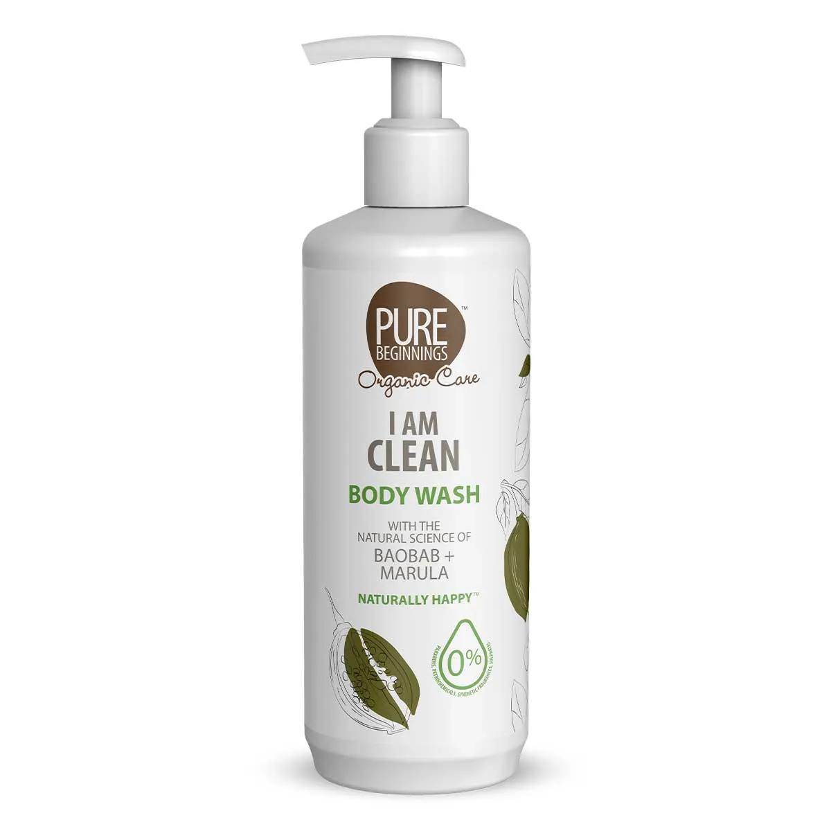 Gel douche Pure Beginnings I Am Clean Baobab et Marula 500 ml 2 Gel douche Pure Beginnings I Am Clean Baobab et Marula 500 ml