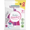 Rasoirs jetables pour femmes Schick Exacta 2 Sensitive 5+2