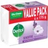 Lot de 4 savons Dettol 175g Sensitive