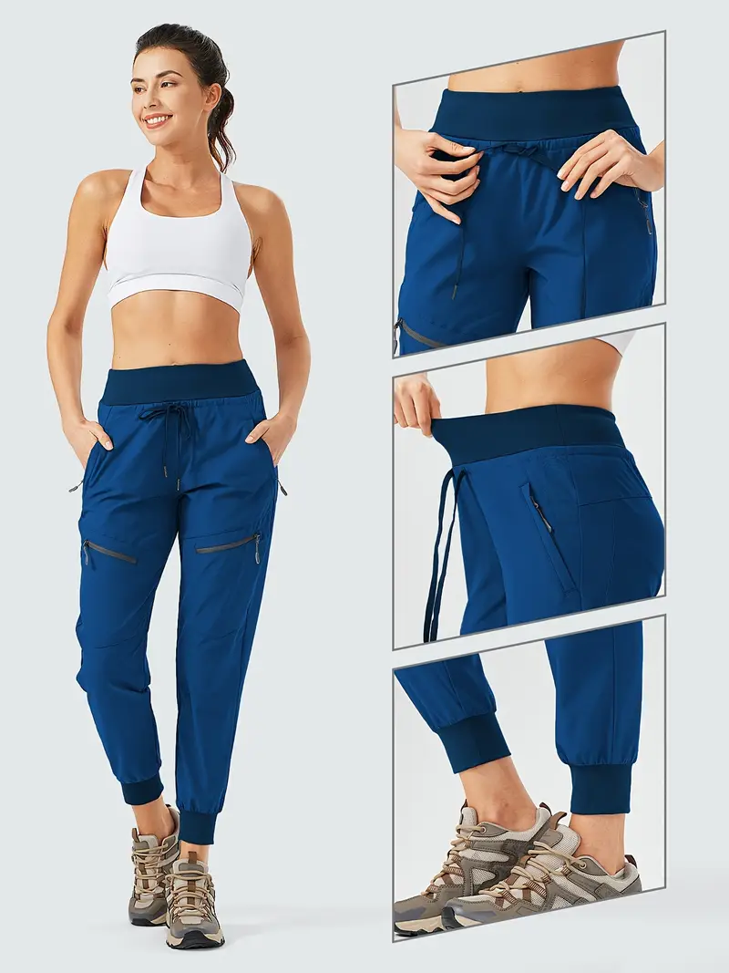 Pantalon de jogging léger pour femme, taille haute 4 Pantalon de jogging léger pour femme, taille haute – Image 3