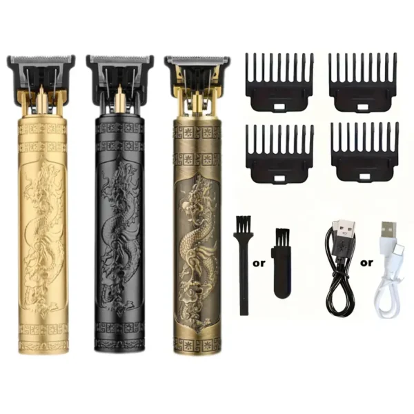 Tondeuse à cheveux sans fil pour homme, tondeuse professionnelle rechargeable par USB – Image 5
