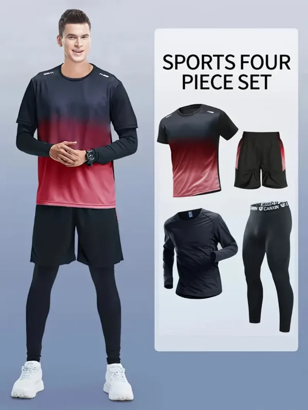 Ensemble de sport 4 pièces pour homme – Image 14