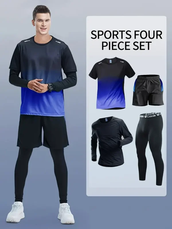 Ensemble de sport 4 pièces pour homme – Image 15