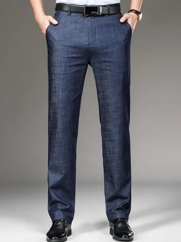 Pantalon en jean slim uni pour homme – Image 4