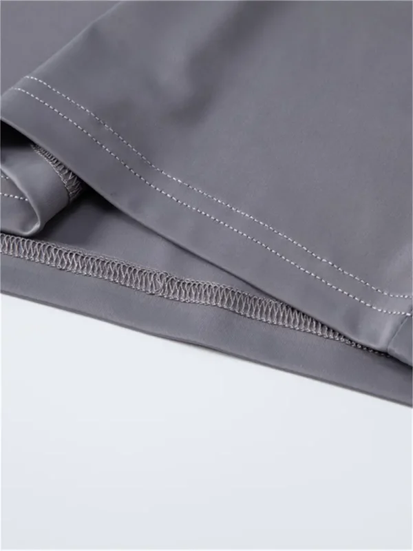 T-shirt homme manches longues demi-zippé – Image 9