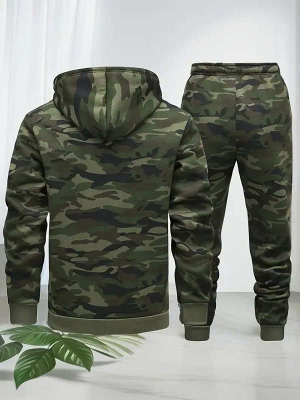 Sweat à capuche camouflage et ensemble sport pour homme – Image 7