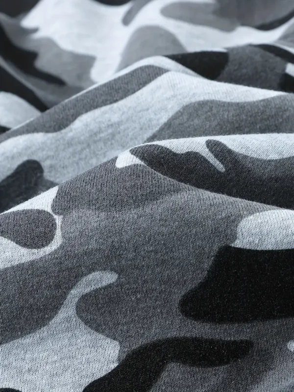 Sweat à capuche camouflage et ensemble sport pour homme – Image 4