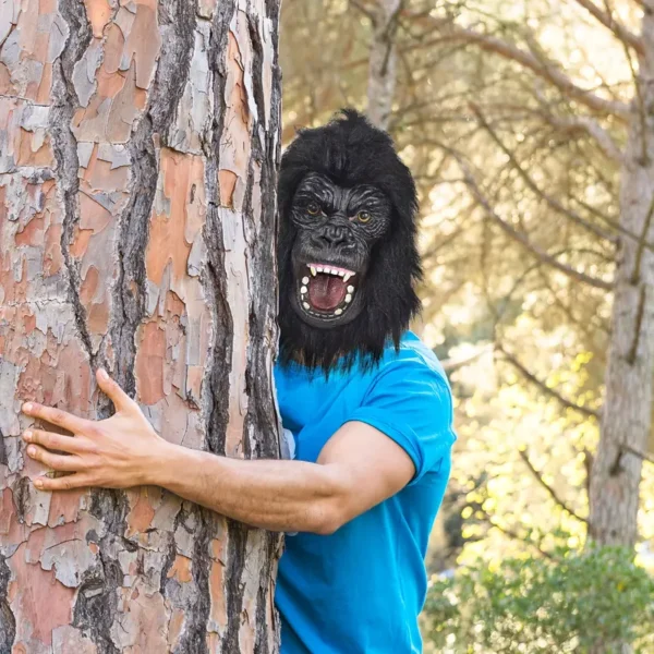 Masque de chimpanzé d'Halloween original – Image 5