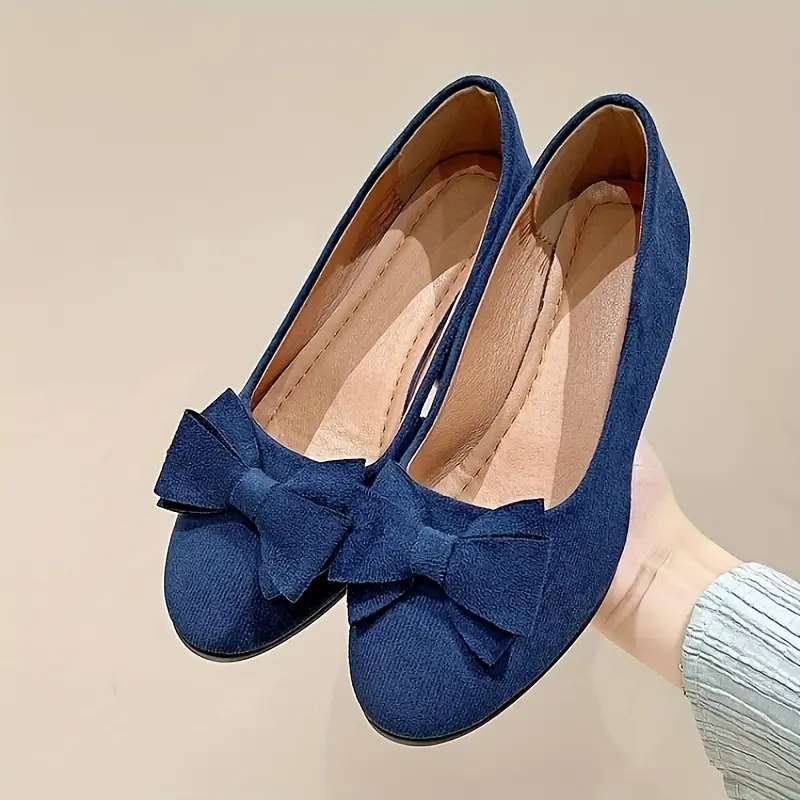 Chaussures plates à nœud pour femme 5 Chaussures plates à nœud pour femme – Image 4