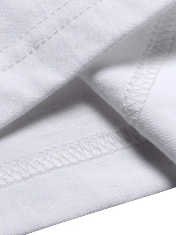 T-shirt homme 100 % coton à imprimé géométrique drapeau de Paris – Image 6