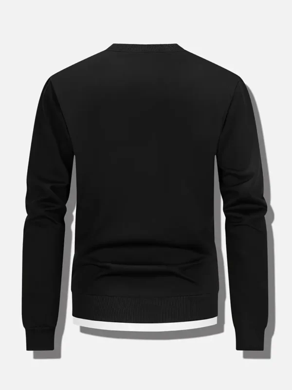 Sweat-shirt décontracté à col ras du cou pour homme – Image 14