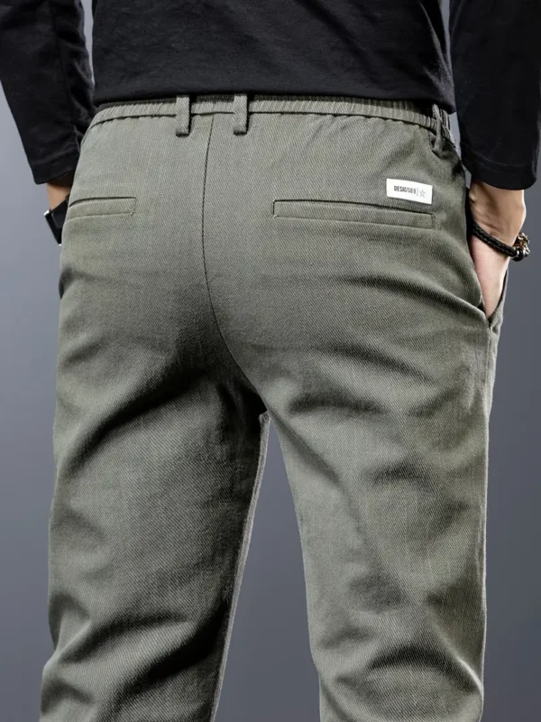 Pantalon slim uni pour homme avec poches – Image 29