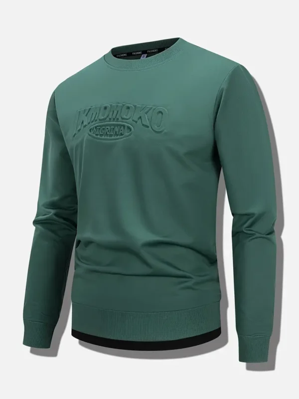 Sweat-shirt décontracté à col ras du cou pour homme – Image 16