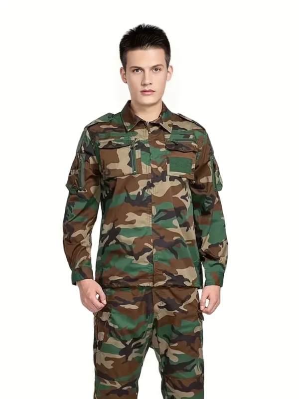 Tenue d'entraînement camouflage à manches longues – Image 2
