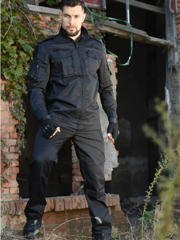 Tenue d'entraînement camouflage à manches longues – Image 2