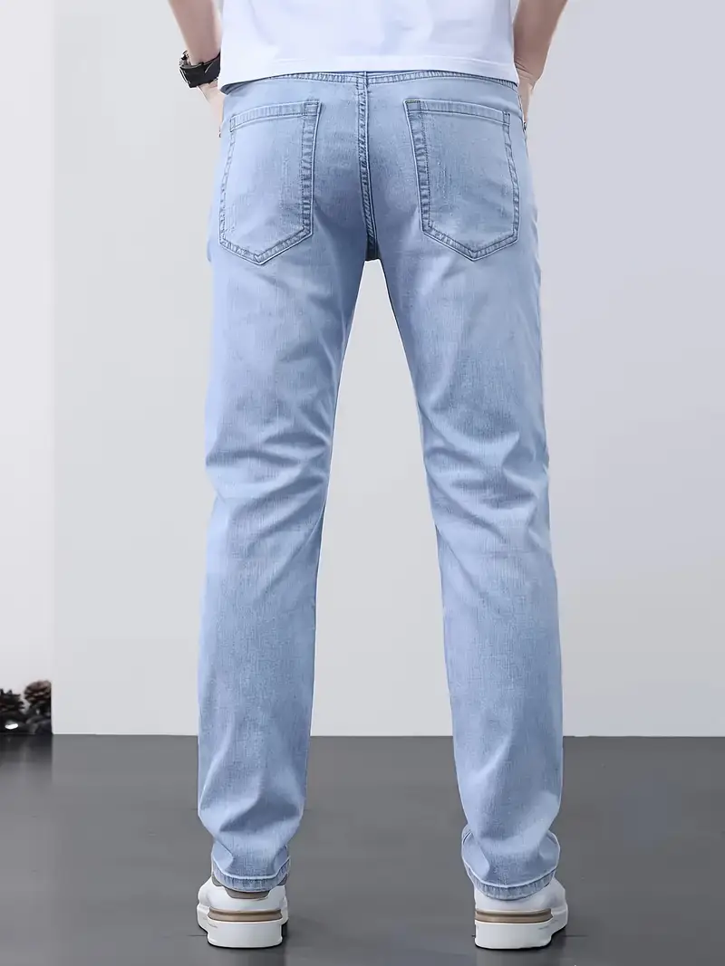 Jean slim bleu clair pour homme 3 Jean slim bleu clair pour homme – Image 2