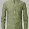 Chemise décontractée à manches longues et boutonnée pour homme avec poche poitrine 8 avril 2025 Kotazando