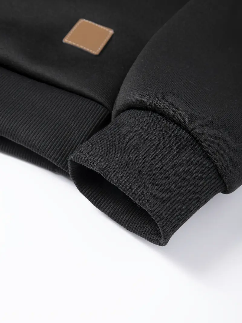 Sweat-shirt homme à col montant, doublure polaire 12 Sweat-shirt homme à col montant, doublure polaire – Image 11