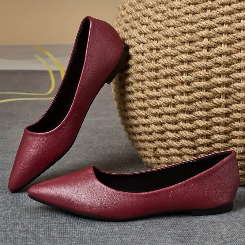 Ballerines minimalistes à bout pointu pour femme 8 Ballerines minimalistes à bout pointu pour femme – Image 7