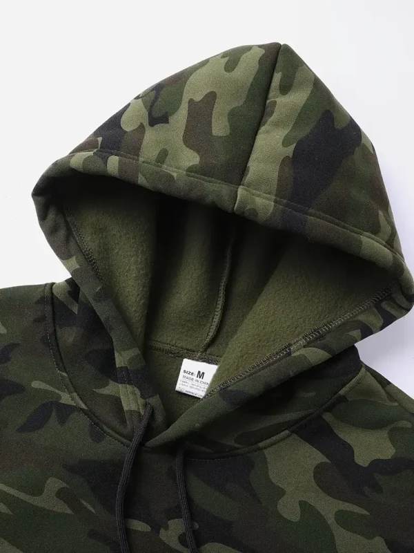 Sweat à capuche camouflage et ensemble sport pour homme – Image 8