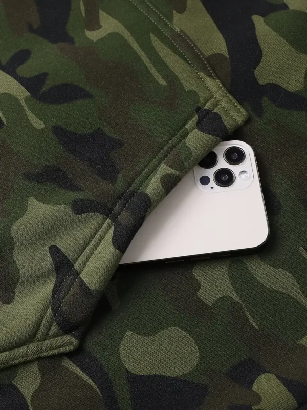 Sweat à capuche camouflage et ensemble sport pour homme – Image 9