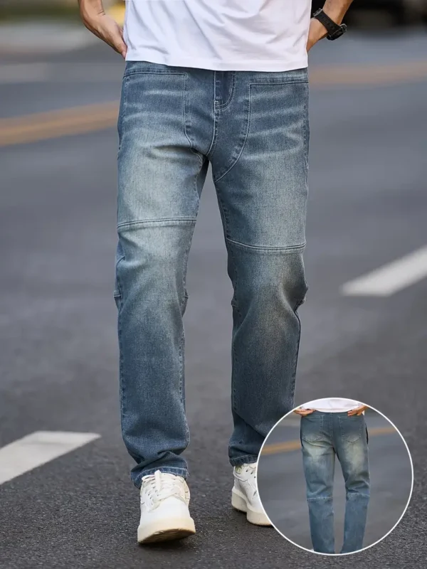 Jean délavé extensible pour homme