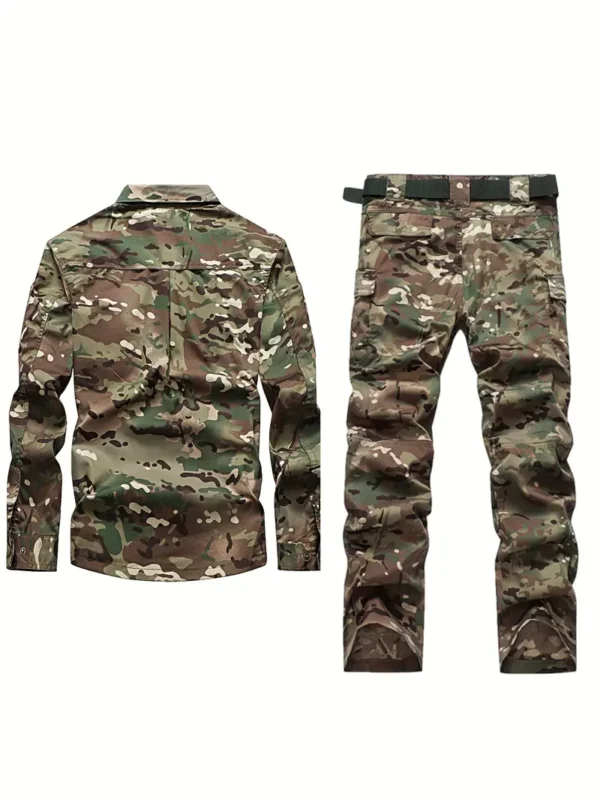 Tenue d'entraînement camouflage à manches longues – Image 4