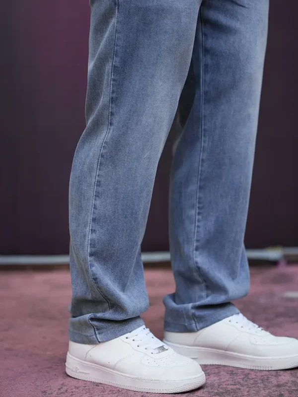 Pantalon homme coupe droite délavé en lyocell 2025 – Image 10