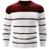 Pull classique rayé à col rond pour homme 10 avril 2025 Kotazando