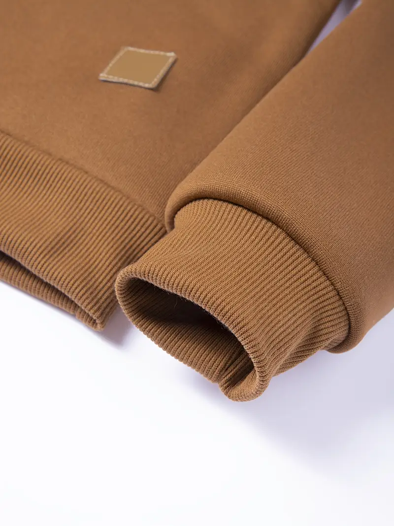 Sweat-shirt homme à col montant, doublure polaire 16 Sweat-shirt homme à col montant, doublure polaire – Image 15