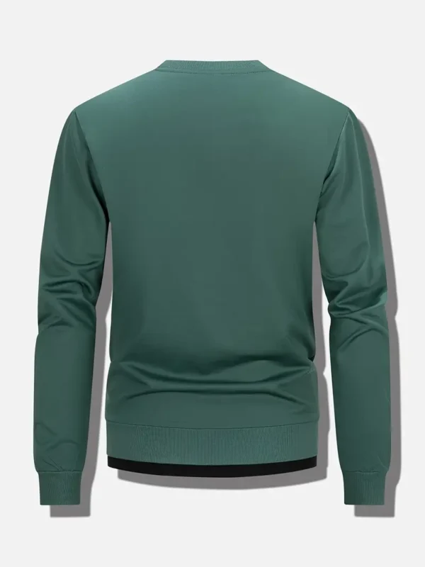 Sweat-shirt décontracté à col ras du cou pour homme – Image 17