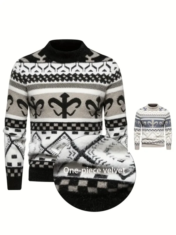 Pull en maille SENMEIGUO pour homme – Image 7