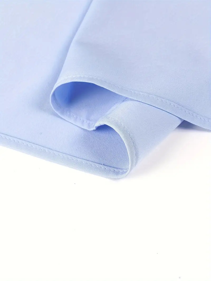 Chemise élégante à manches longues pour homme avec col à carreaux 22 Chemise élégante à manches longues pour homme avec col à carreaux – Image 21