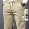 Pantalon slim uni pour homme avec poches 13 avril 2025 Kotazando