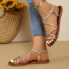 Sandales plates tressées pour femme 1 Sandales plates tressées pour femme Sandales plates tressées pour femme 4 mai 2025 Kotazando