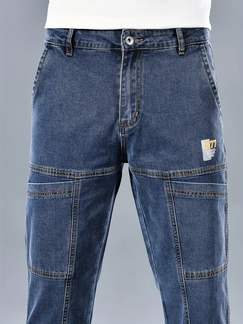 Jean cargo décontracté pour homme 11 Jean cargo décontracté pour homme – Image 10