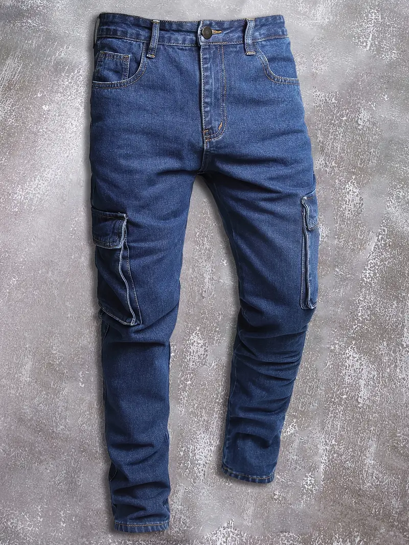 Jean bleu denim pour homme 3 Jean bleu denim pour homme – Image 2