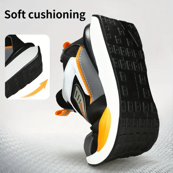 Chaussures de travail GUYISA grande taille pour homme avec embout en acier – Image 7