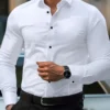 Chemise boutonnée noire élégante à manches longues pour homme Chemise boutonnée noire élégante à manches longues pour homme 4 mai 2025 Kotazando