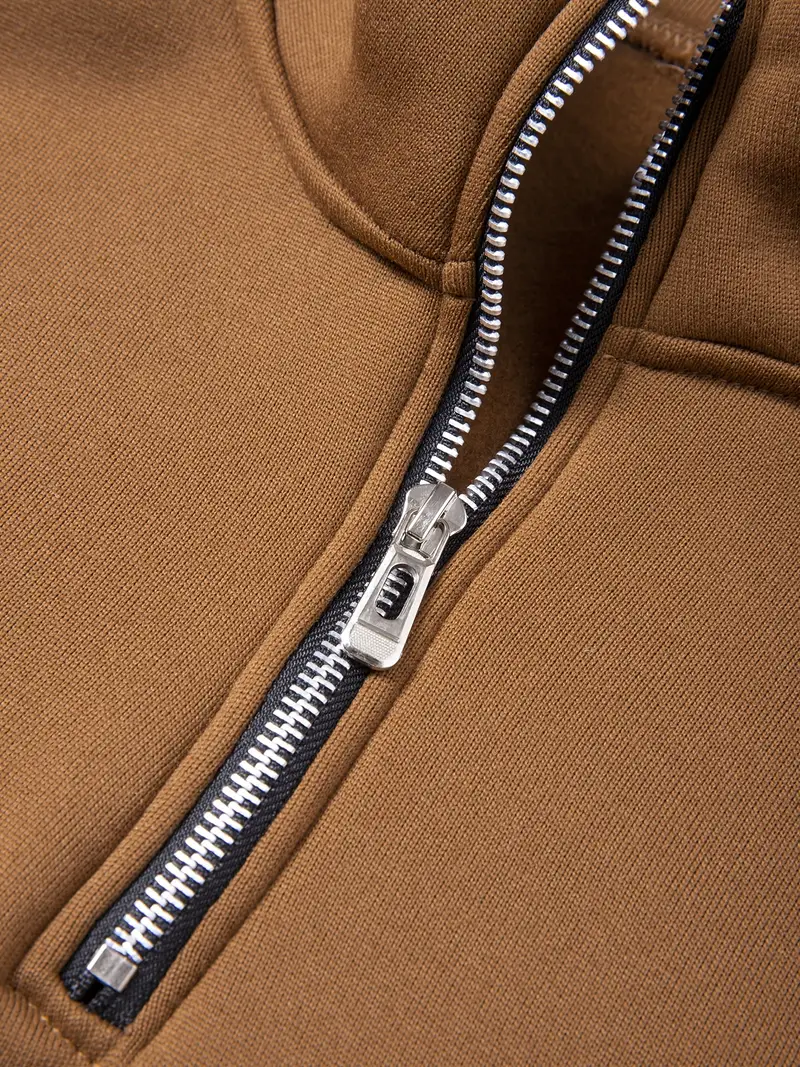 Sweat-shirt homme à col montant, doublure polaire 17 Sweat-shirt homme à col montant, doublure polaire – Image 16