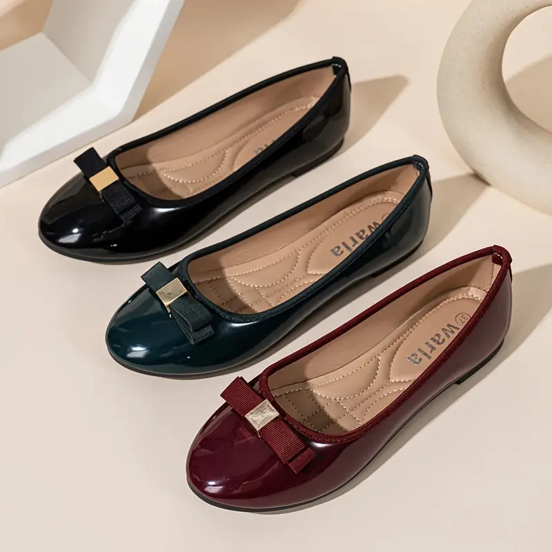 Ballerines Mary Jane élégantes pour femme avec nœud 2 Ballerines Mary Jane élégantes pour femme avec nœud