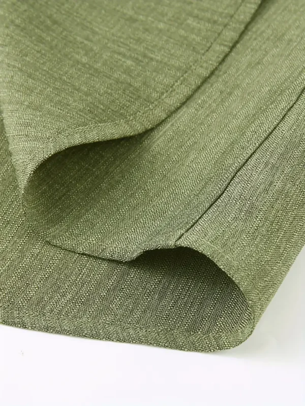 Chemise décontractée à manches longues et boutonnée pour homme avec poche poitrine – Image 16