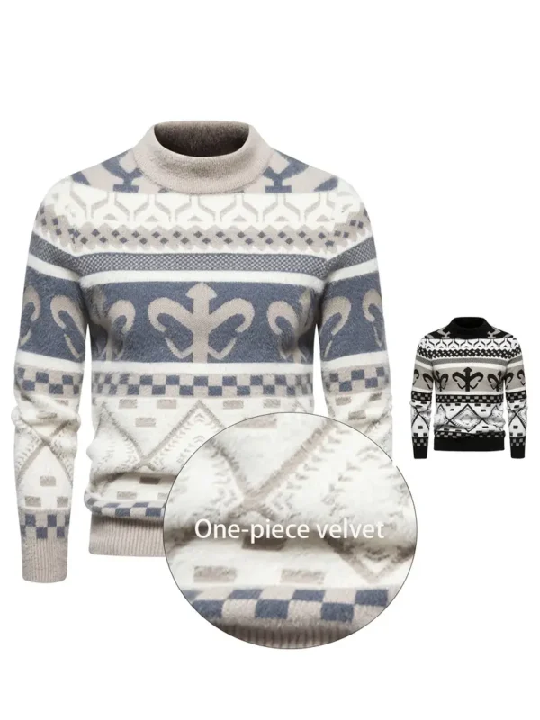 Pull en maille SENMEIGUO pour homme