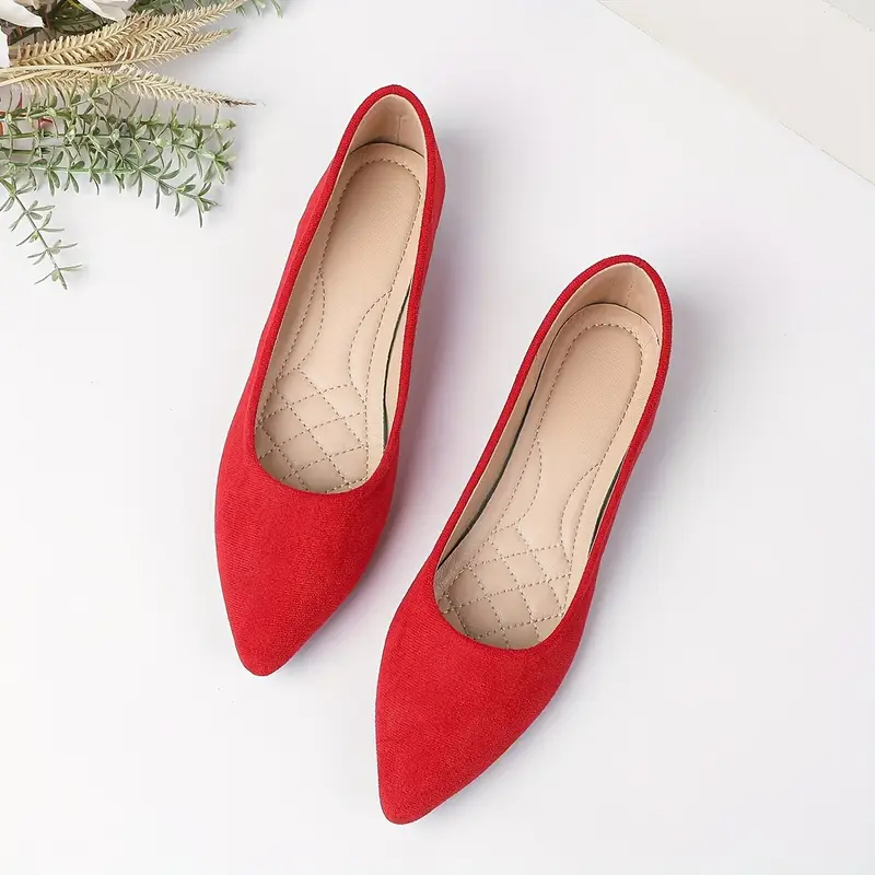 Élégantes ballerines vertes à bout pointu pour femme 12 Élégantes ballerines vertes à bout pointu pour femme – Image 11
