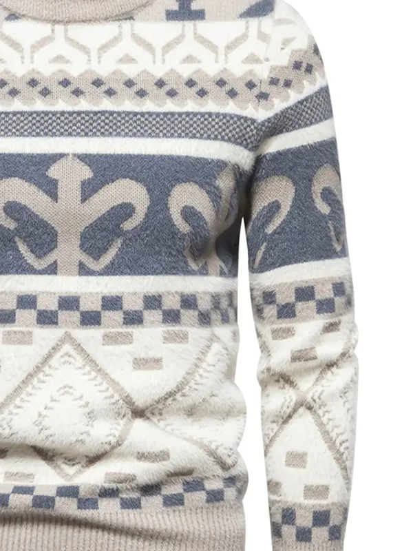 Pull en maille SENMEIGUO pour homme – Image 3