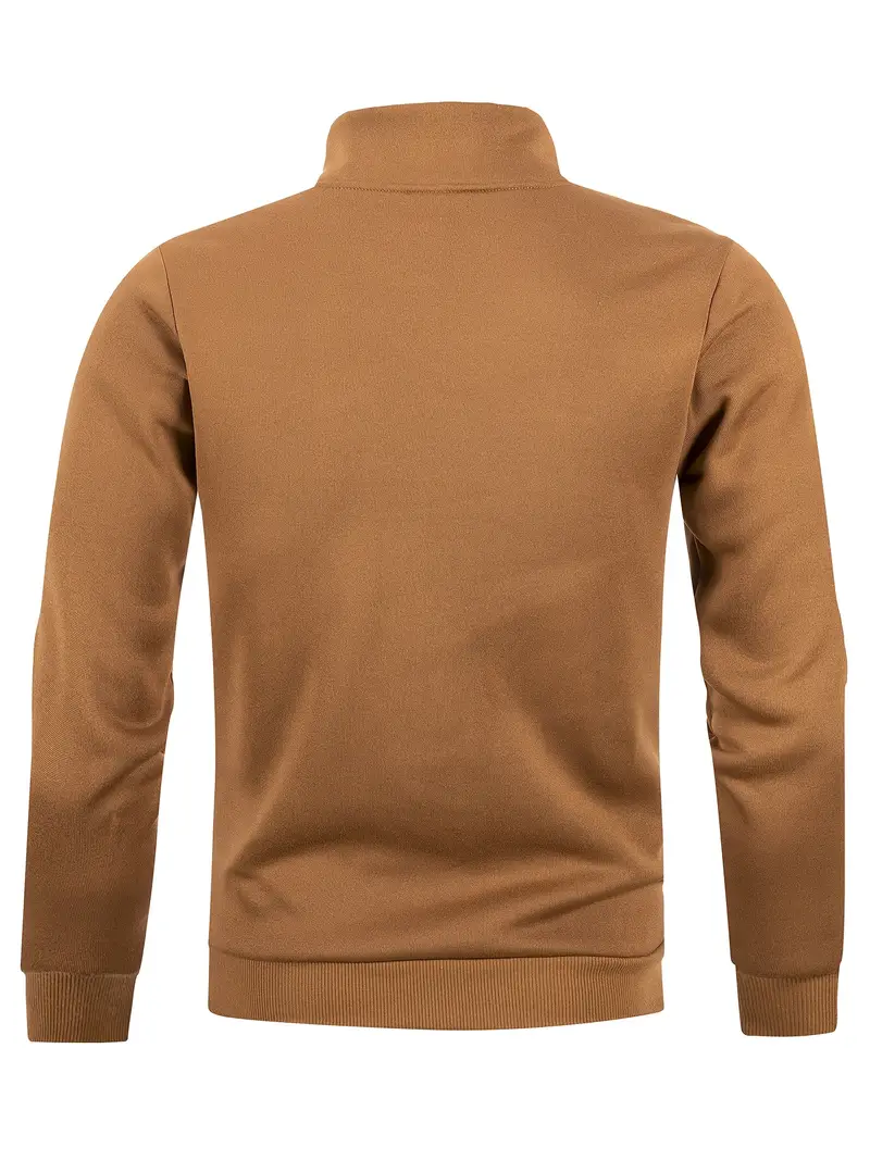 Sweat-shirt homme à col montant, doublure polaire 14 Sweat-shirt homme à col montant, doublure polaire – Image 13