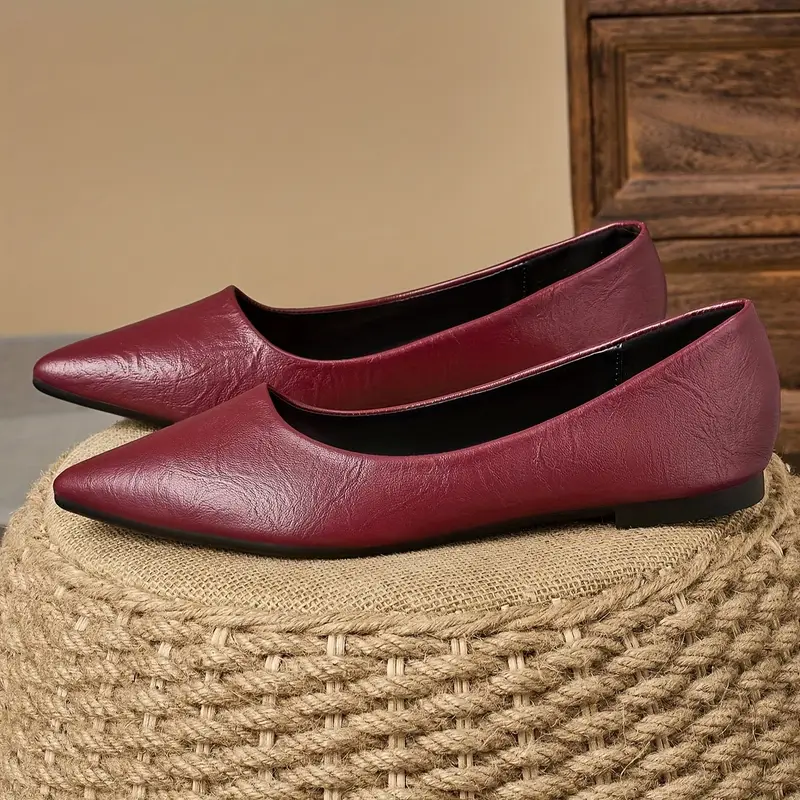 Ballerines minimalistes à bout pointu pour femme 7 Ballerines minimalistes à bout pointu pour femme – Image 6