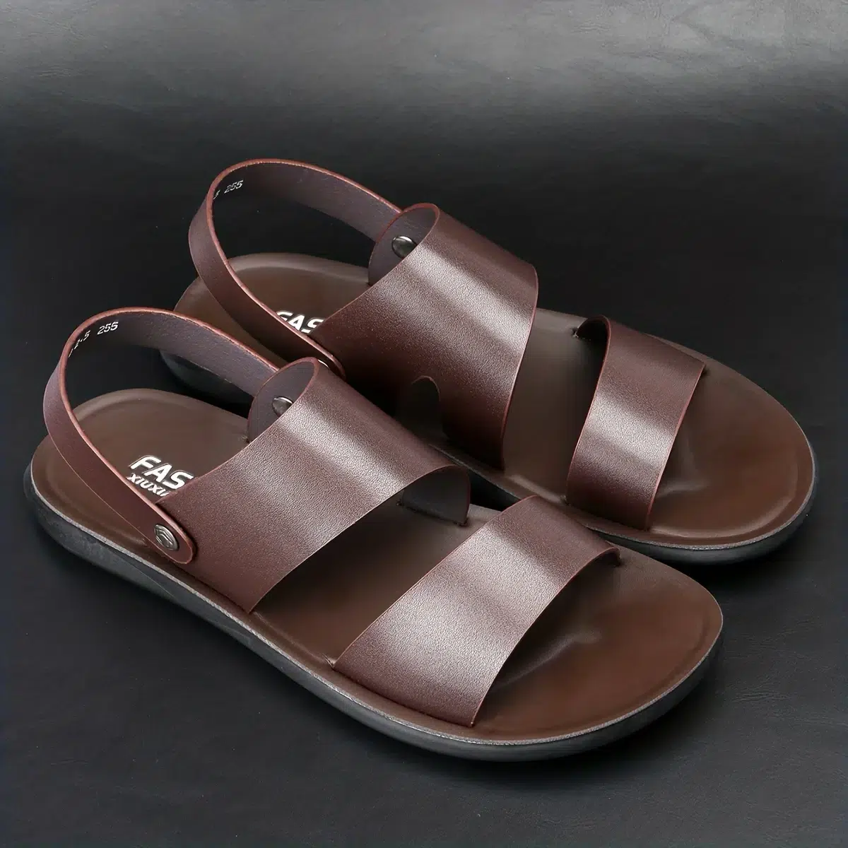 Sandales homme à bout ouvert 6 Sandales homme à bout ouvert – Image 5